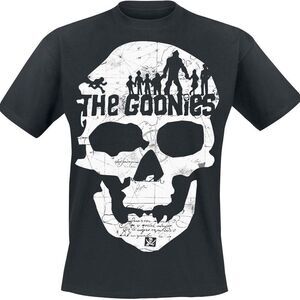The Goonies-Hybrid Apparel Black Short Sleeve Tee with Skull Design- Size L